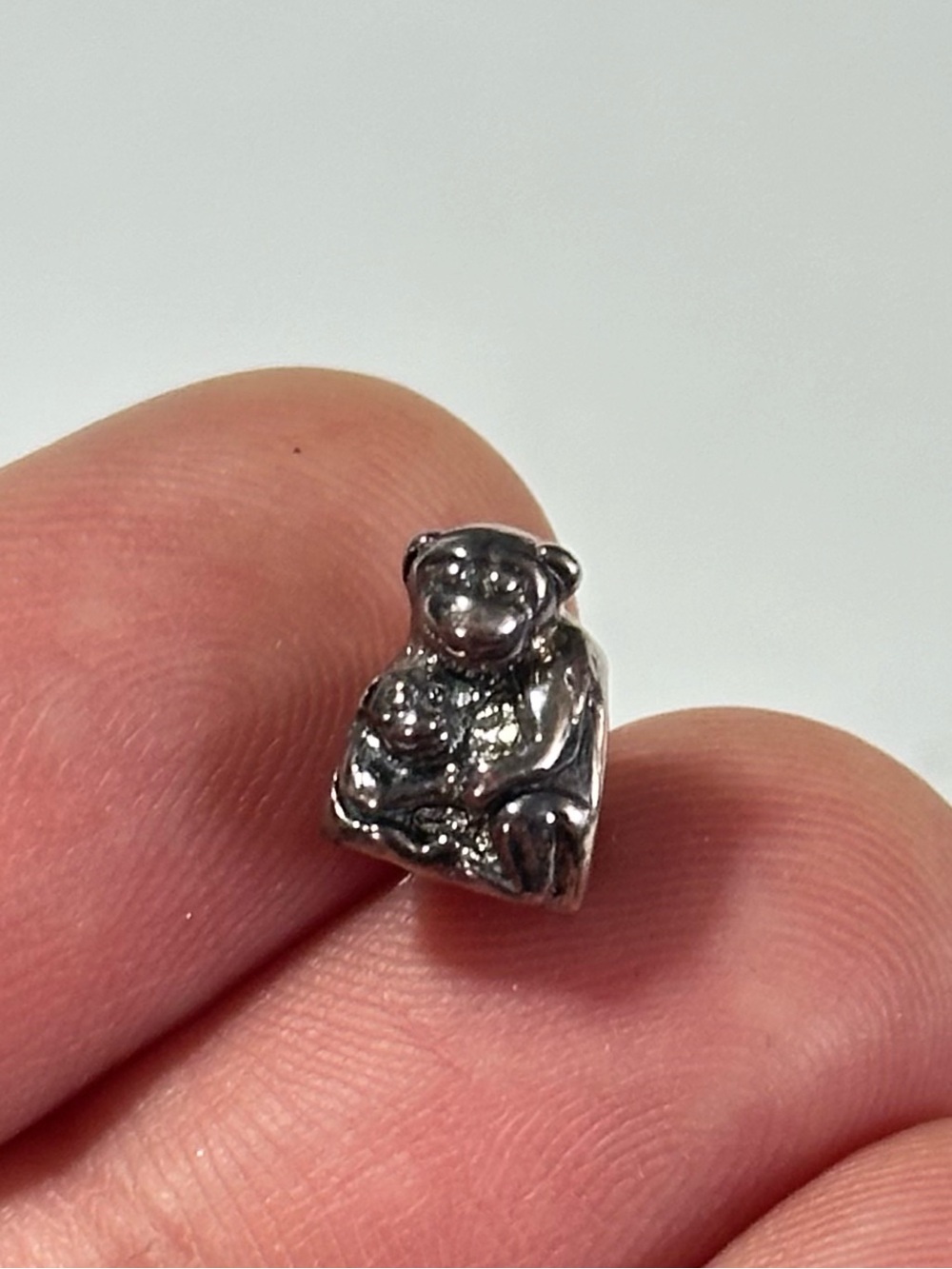 Reflections 925 Sterling Silver Mother Mama & Monkey Child Spacer Bead Charm